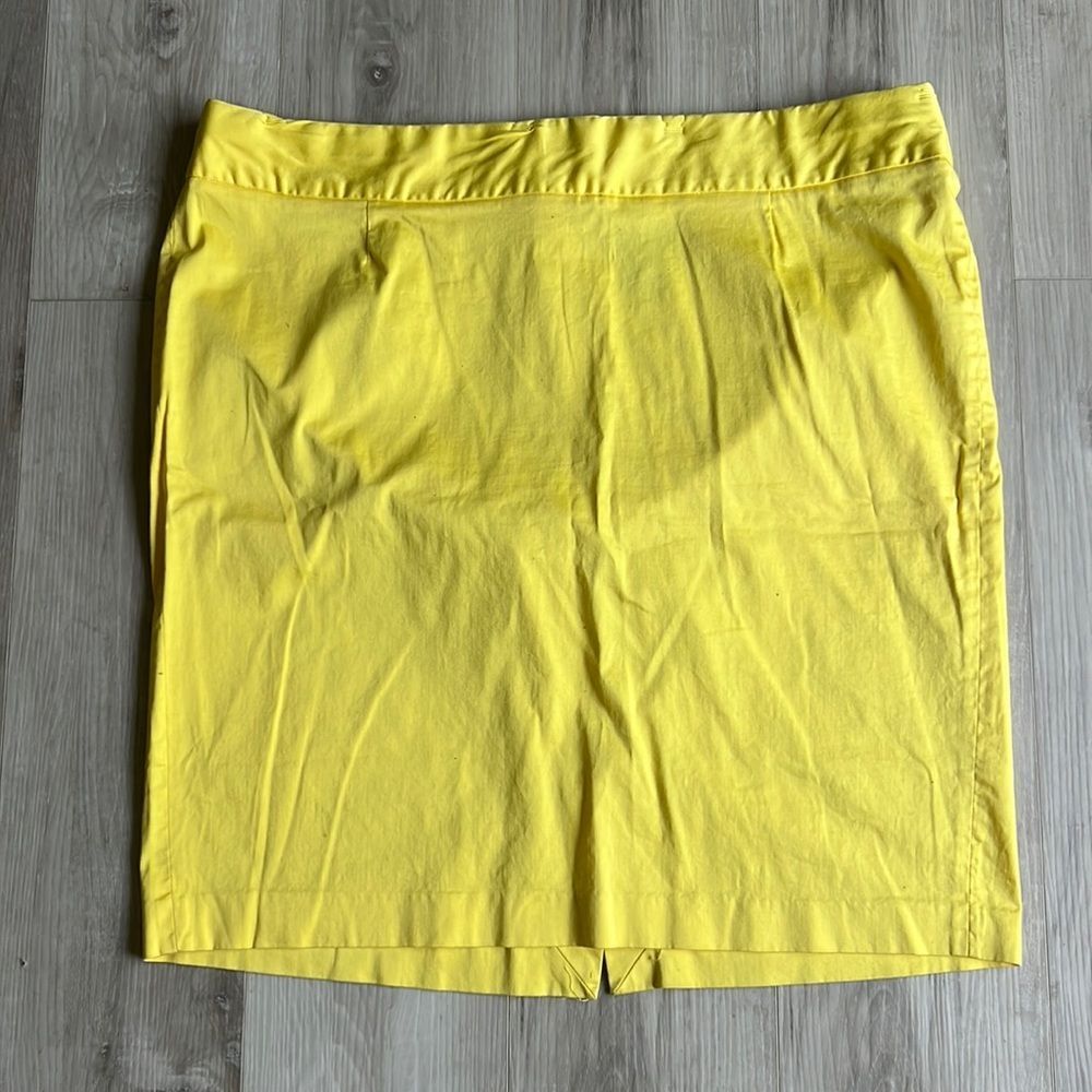 Lane Bryant Sunshine Yellow A-line Skirt Size 24